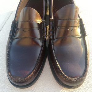 LL Bean Penny Loafer Leather Burgundy 9.5